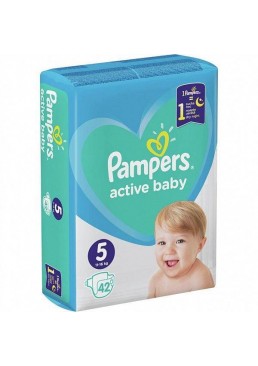 Подгузники Pampers Active Baby Размер 5 (11-16 кг), 42 шт